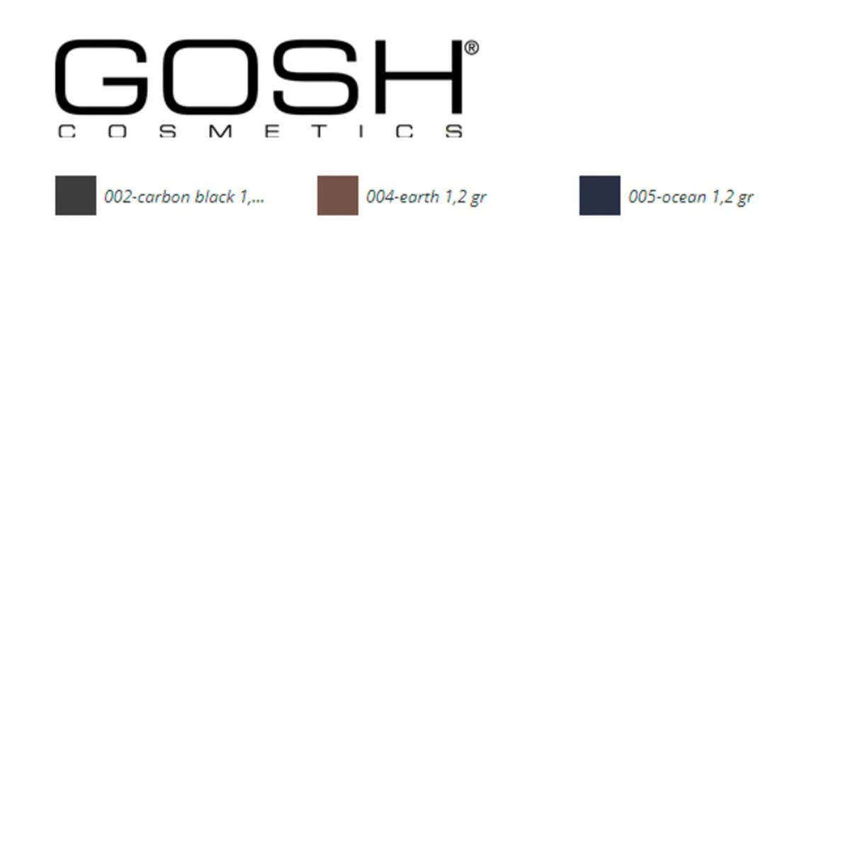 Gosh Infinity Akių apvadas 002 Carbon Juodas