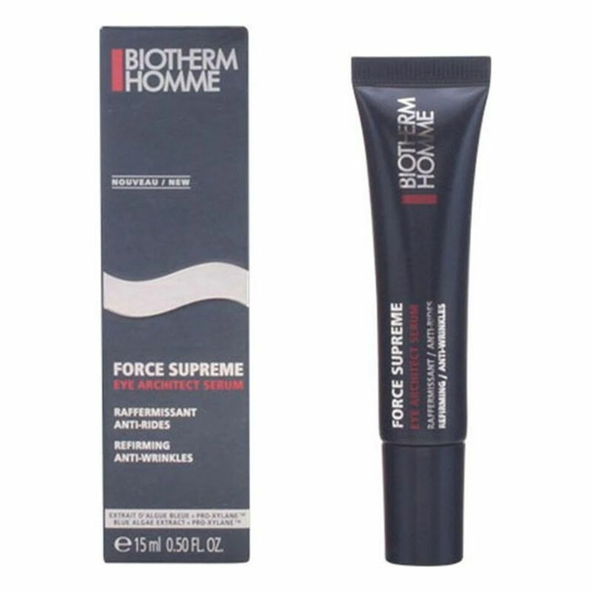 Biotherm Homme Force Supreme Liquid Eyes paakių serumas vyrams, 15 ml