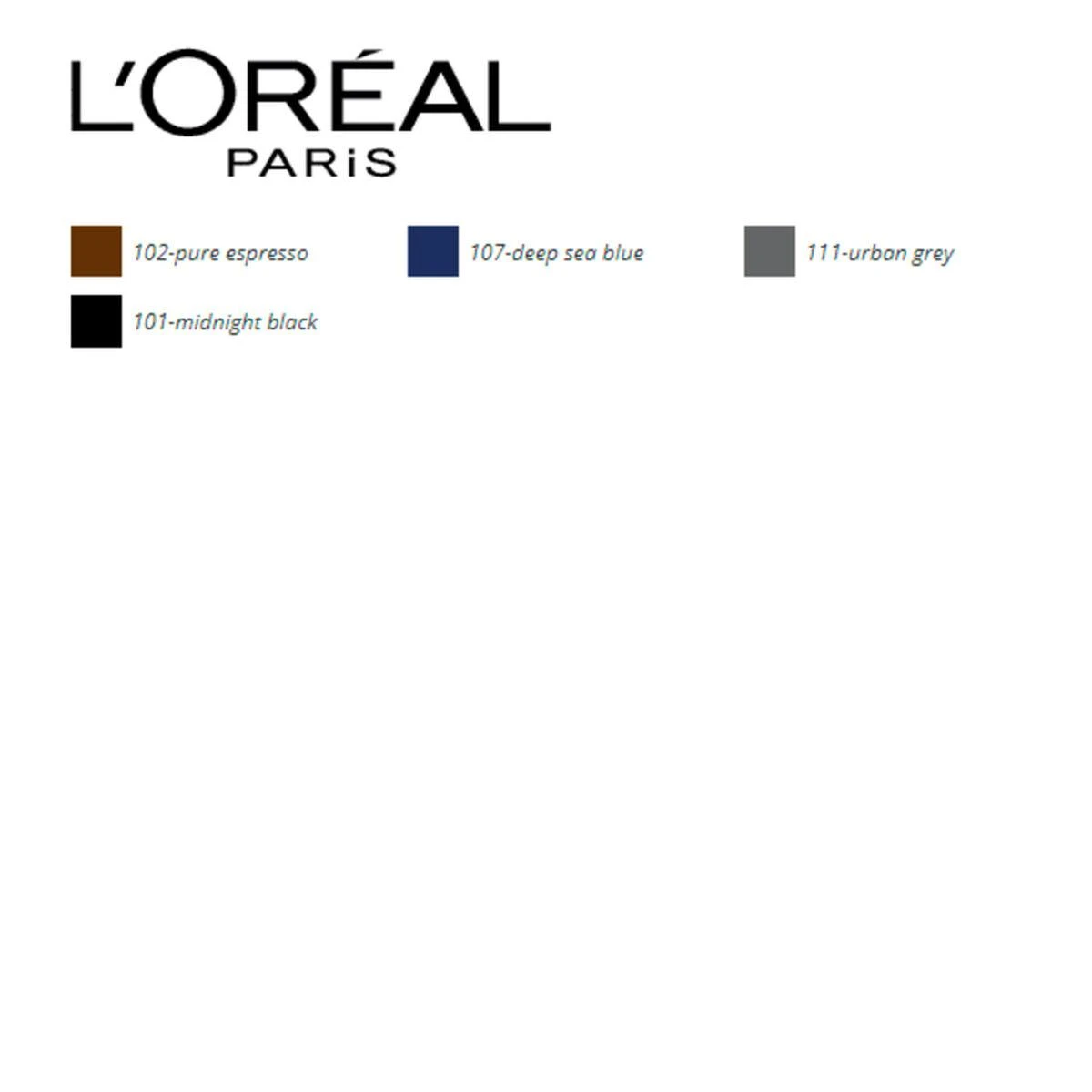 L’Oréal Paris Make-Up Designer Super Liner Le Khol - 101 Midnight Juodas - Oogpotlood akių kontūro pieštukas Tvirtas Juoda