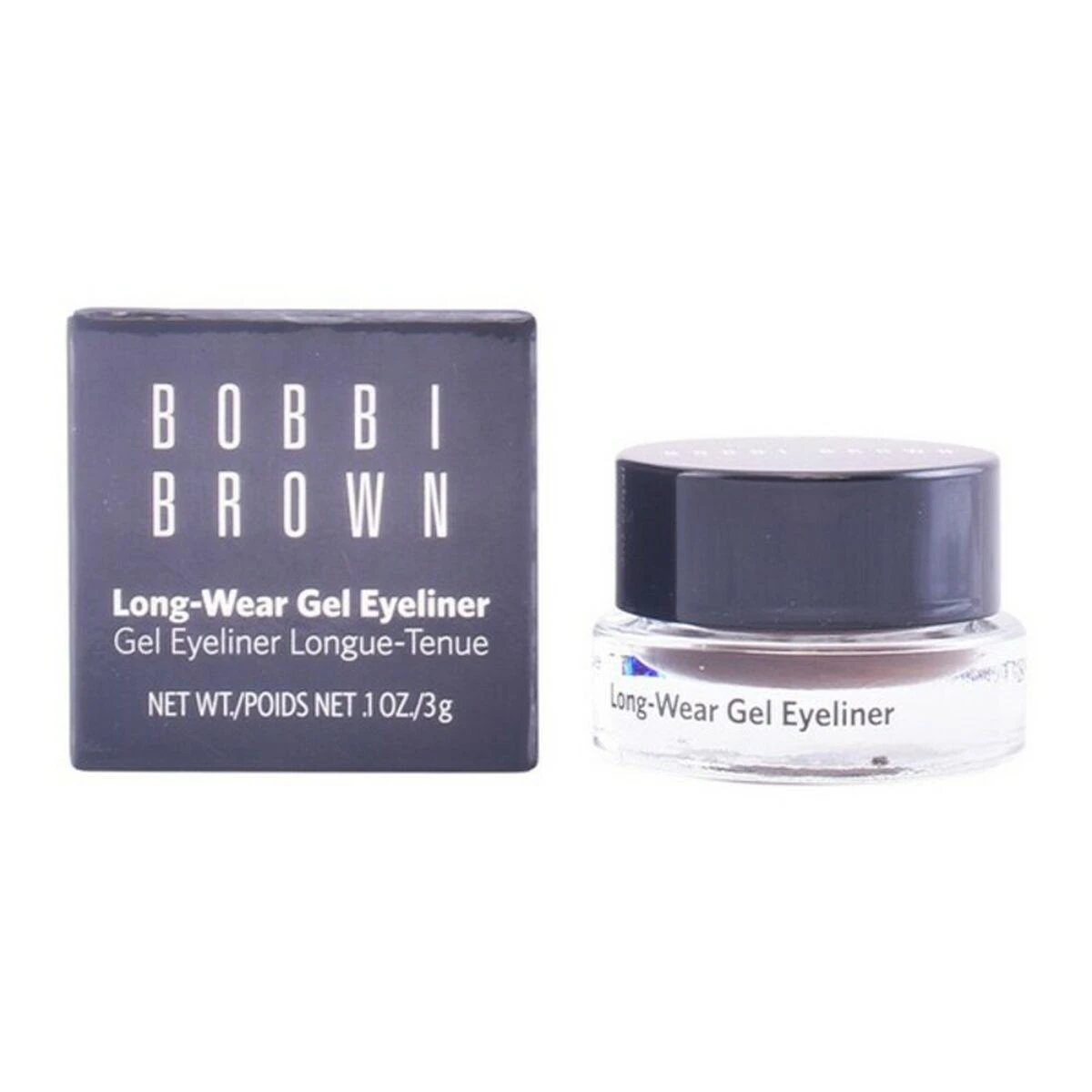 Bobbi Brown Long-Wear Gel Akių apvadas ilgai išliekantis gelinis akių apvadas, atspalvis: 01, Juodas Ink, 3 g