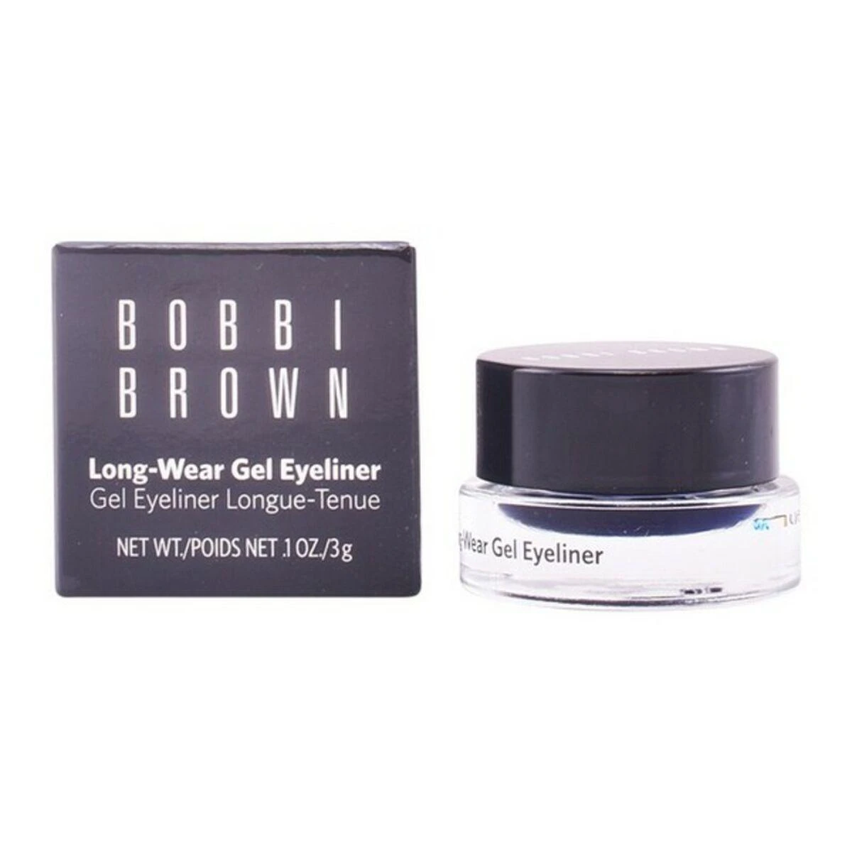 Bobbi Brown Long-Wear Gel Akių apvadas ilgai išliekantis gelinis akių apvadas, atspalvis: 01, Juodas Ink, 3 g