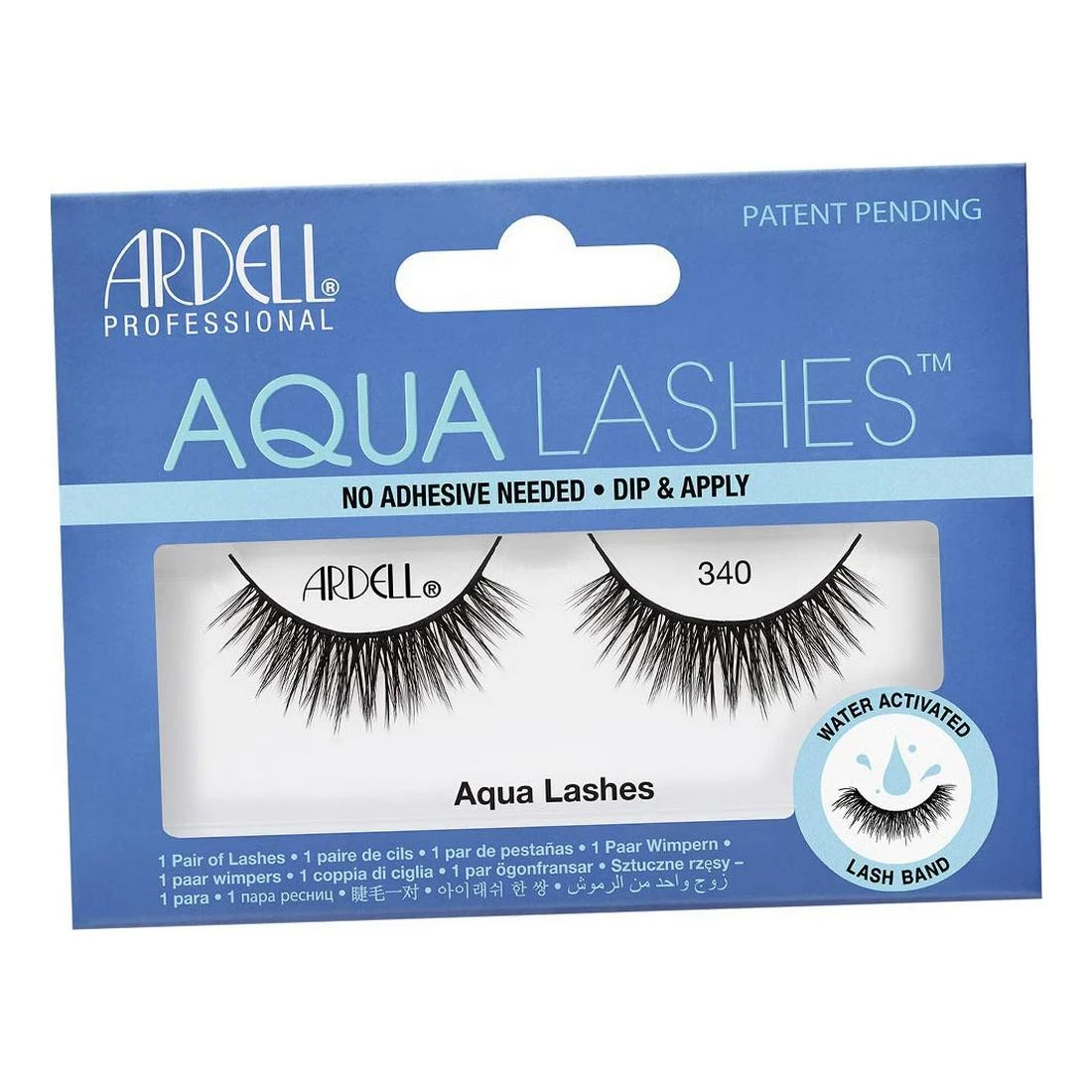 klijuojamos blakstienos "Ardell Aqua Lashes" 340