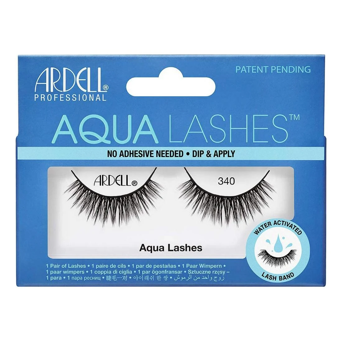 klijuojamos blakstienos "Ardell Aqua Lashes" 340