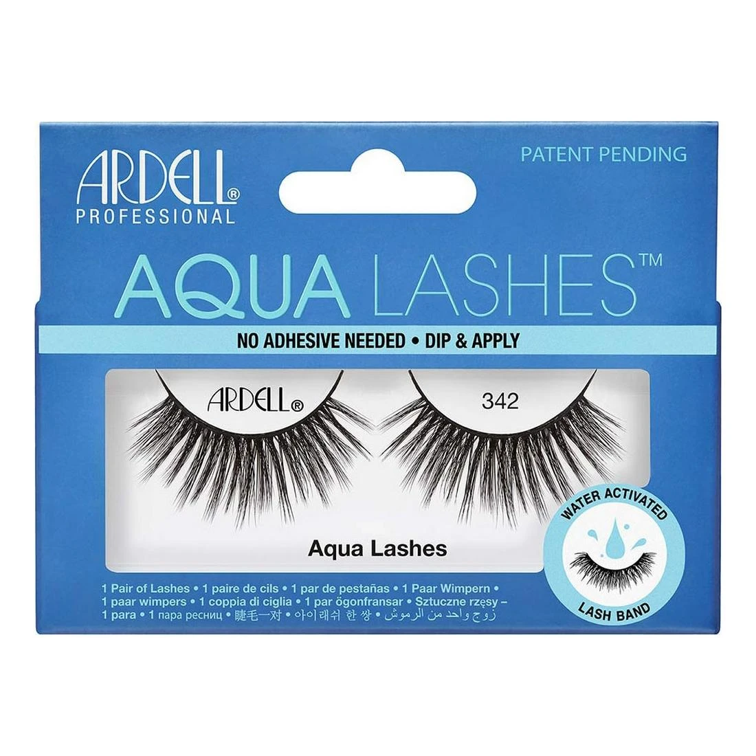 klijuojamos blakstienos "Ardell Aqua Lashes" 342