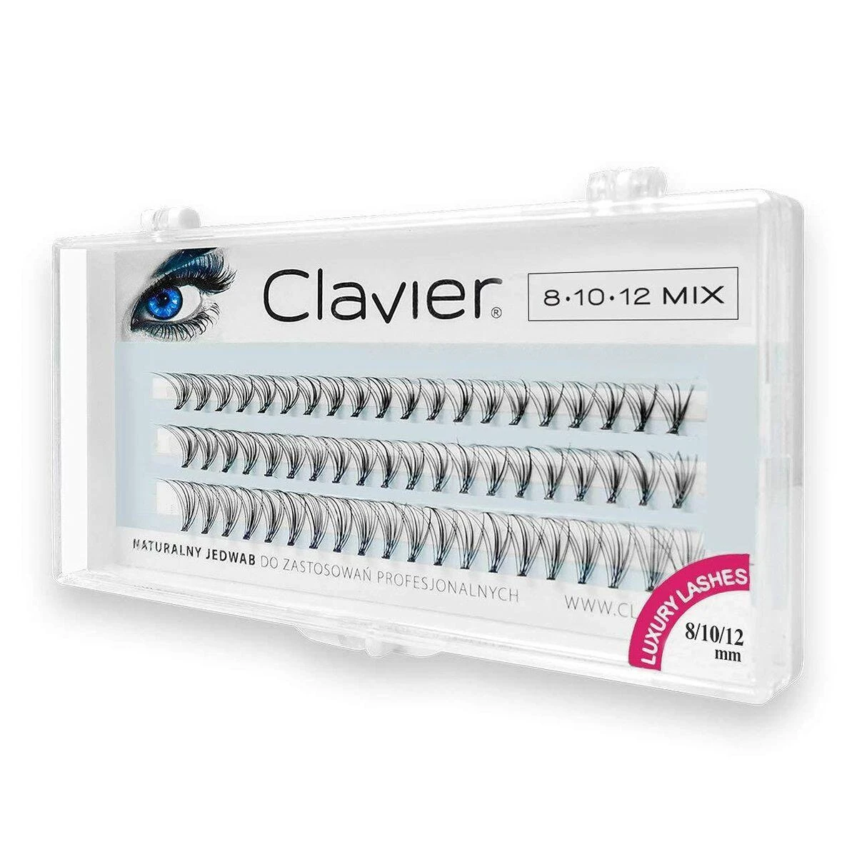 Clavier Classic blakstienų kuokšteliai Mix 8/10/12mm