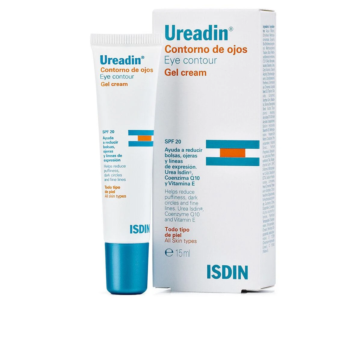 "Isdin Ureadin" akių kontūro gelinis kremas Spf20 15ml