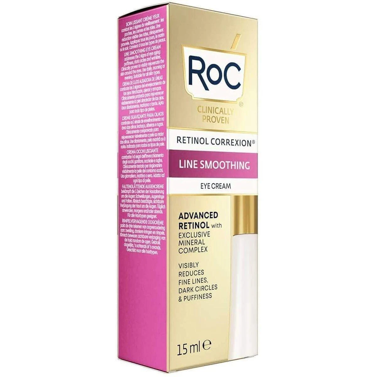 ROC Retinol Correxion Line Smoothing Paakių kremas paakių kremas, 15 ml