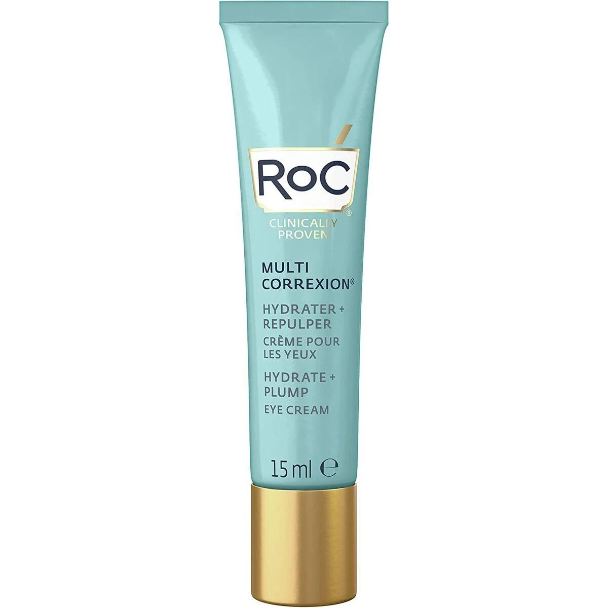 ROC Multi Correxion Hydrate & Plump Eye Gel Kreminis gelinis kremas paakiams, 15 ml