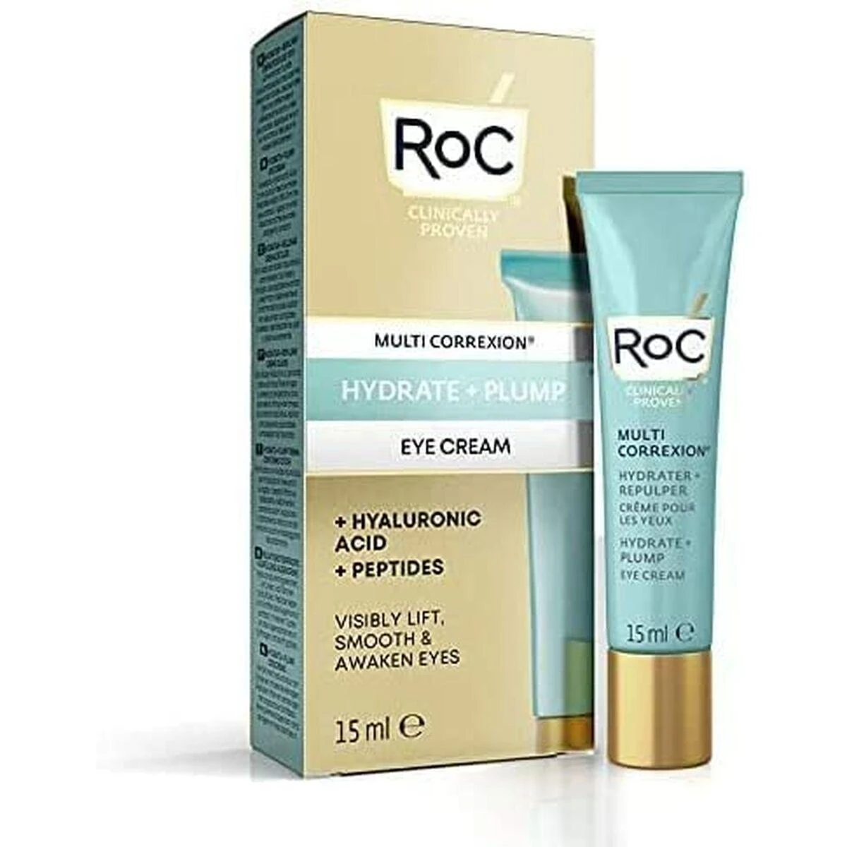 ROC Multi Correxion Hydrate & Plump Eye Gel Kreminis gelinis kremas paakiams, 15 ml