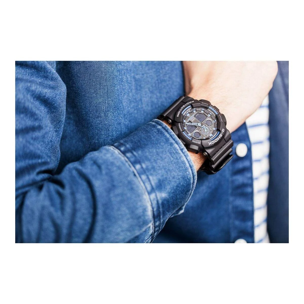 VYRIŠKAS LAIKRODIS CASIO G-SHOCK GA-100-1A2ER (zd135b)