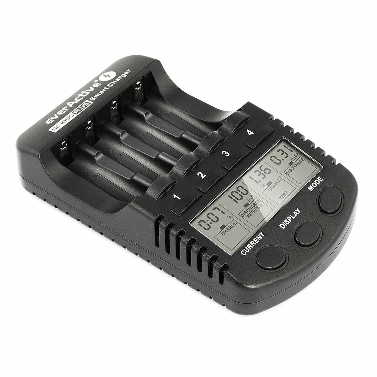 everActive profesionalus AA/AAA elementų įkroviklis NC-1000 PLUS
