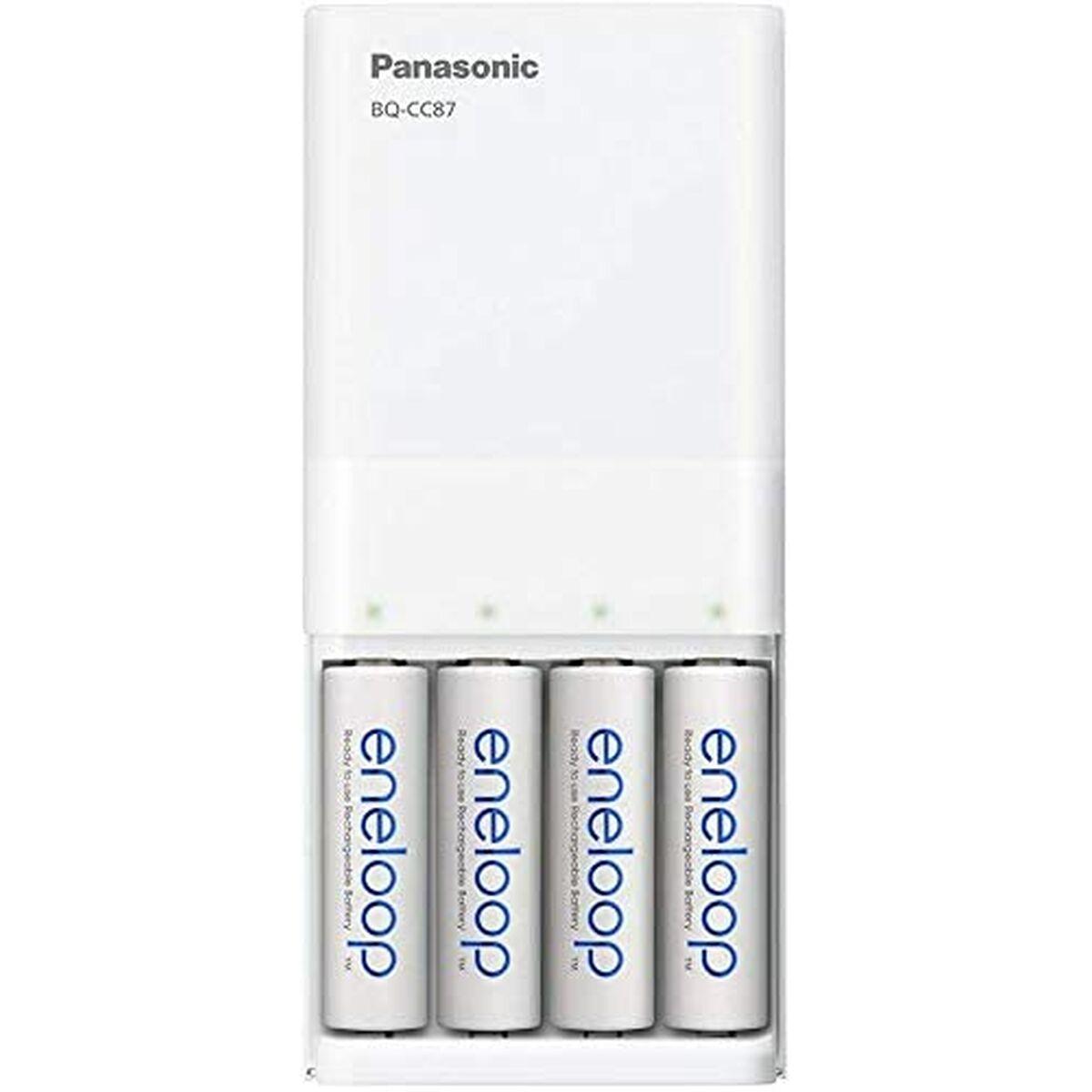 Panasonic Loader BQ-CC87USB Powerbank + Eneloop R6/AA 1900mAh, 4 Vnt.