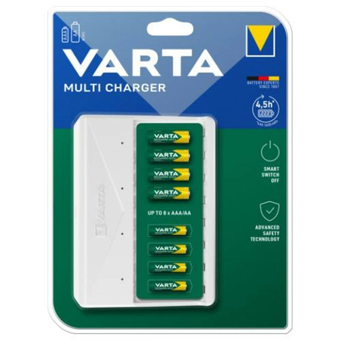 Varta 8 x AA/AAA elementų kroviklis Multi Charger 57659
