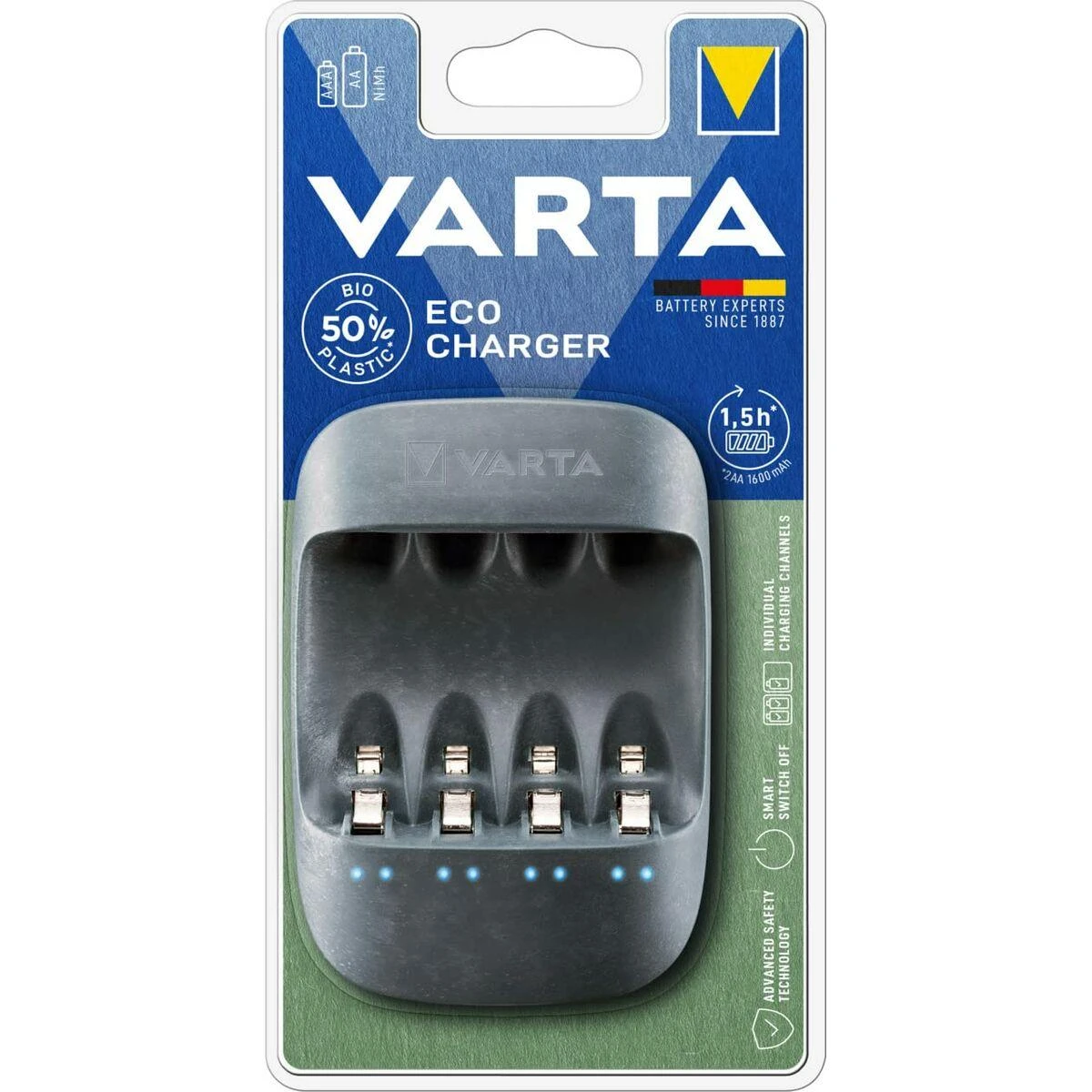 Varta Eco Charger Buitinei baterijai AC