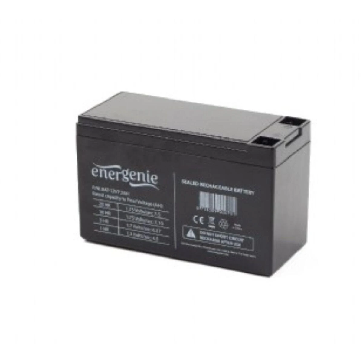 Gembird „EnerGenie“ | Įkraunama baterija UPS | BAT-12V7.5AH