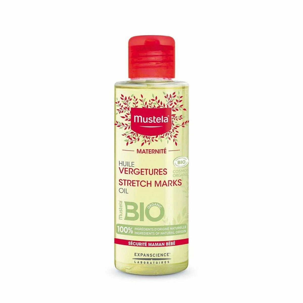 "Mustela Oil Prevention Stretch Marks Action 3 in 1 kremas nuo strijų neštumo metu 105ml