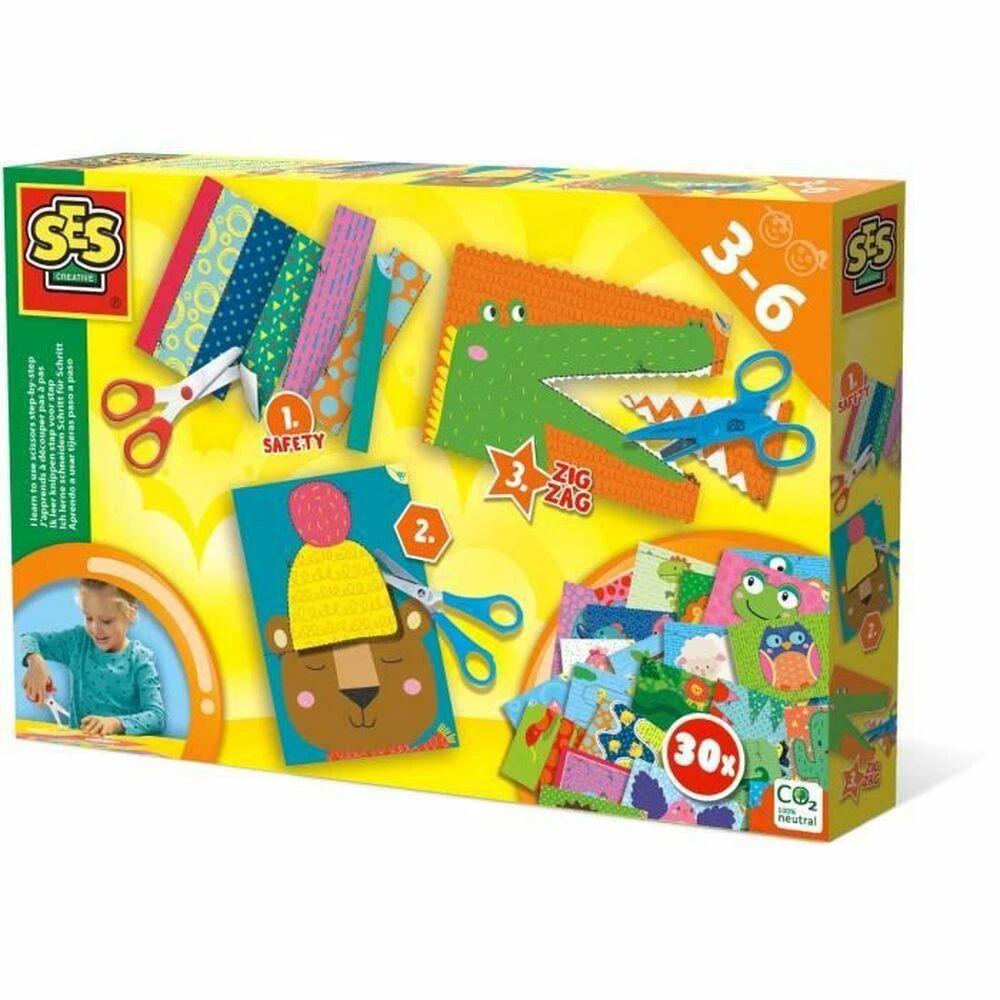 Ses_Creative Kūrybos rinkinys SES Creative Scissors Step by Step 14634