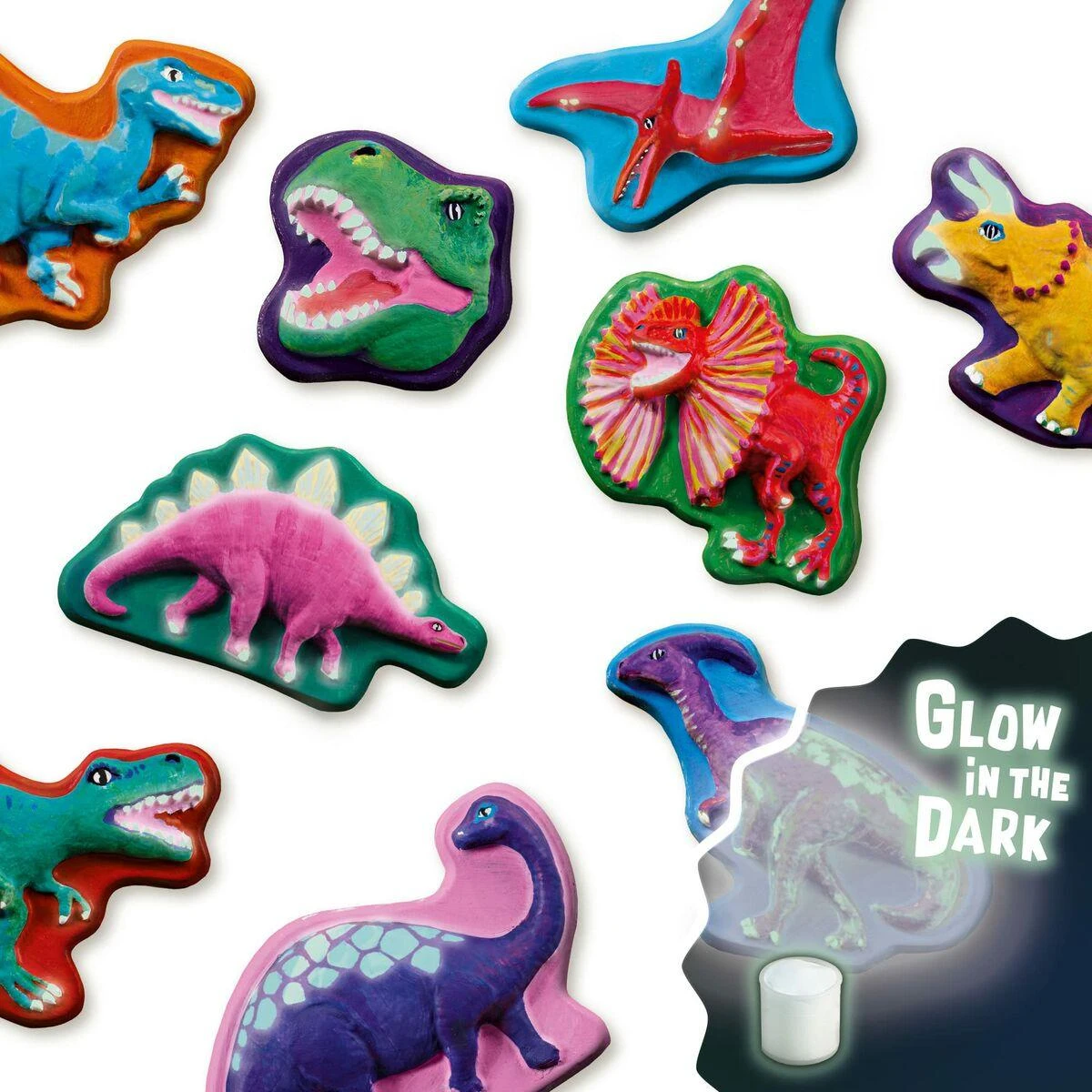 Ses Creative SES Gipso liejiniai su dinozaurų dažais 01292 12922