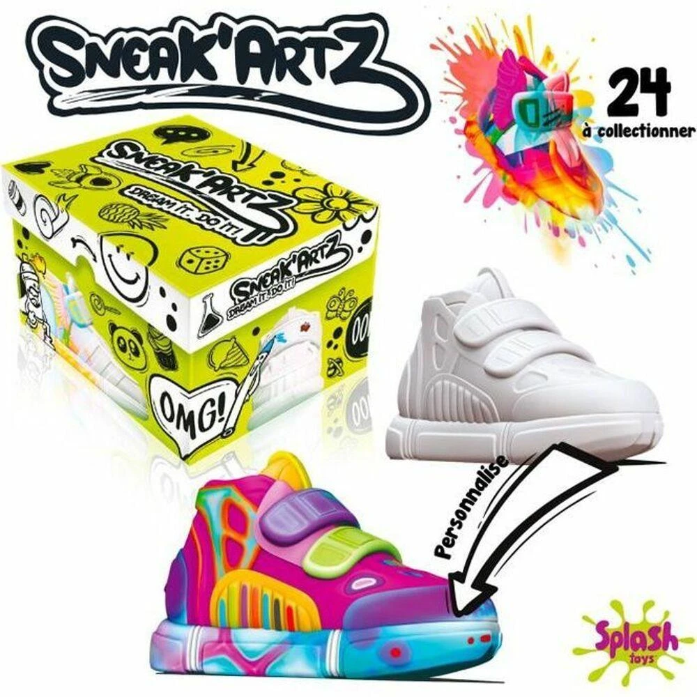 Splash Toys Splash pakabukas Sneak Artz batų dažymas