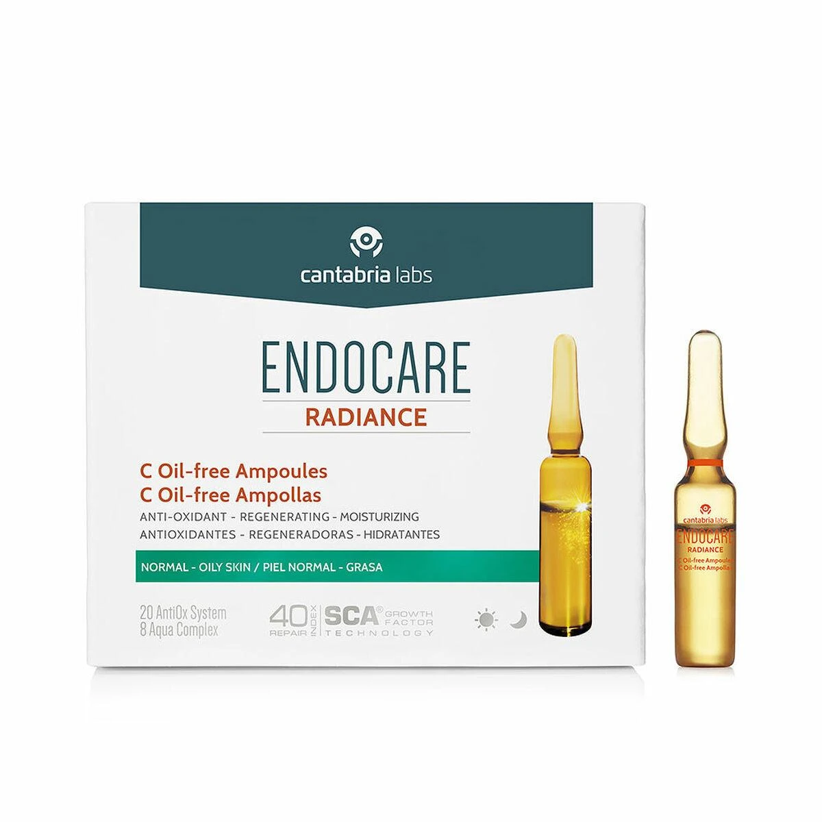 "Endocare Radiance C Oil-Free" 10 ampulių