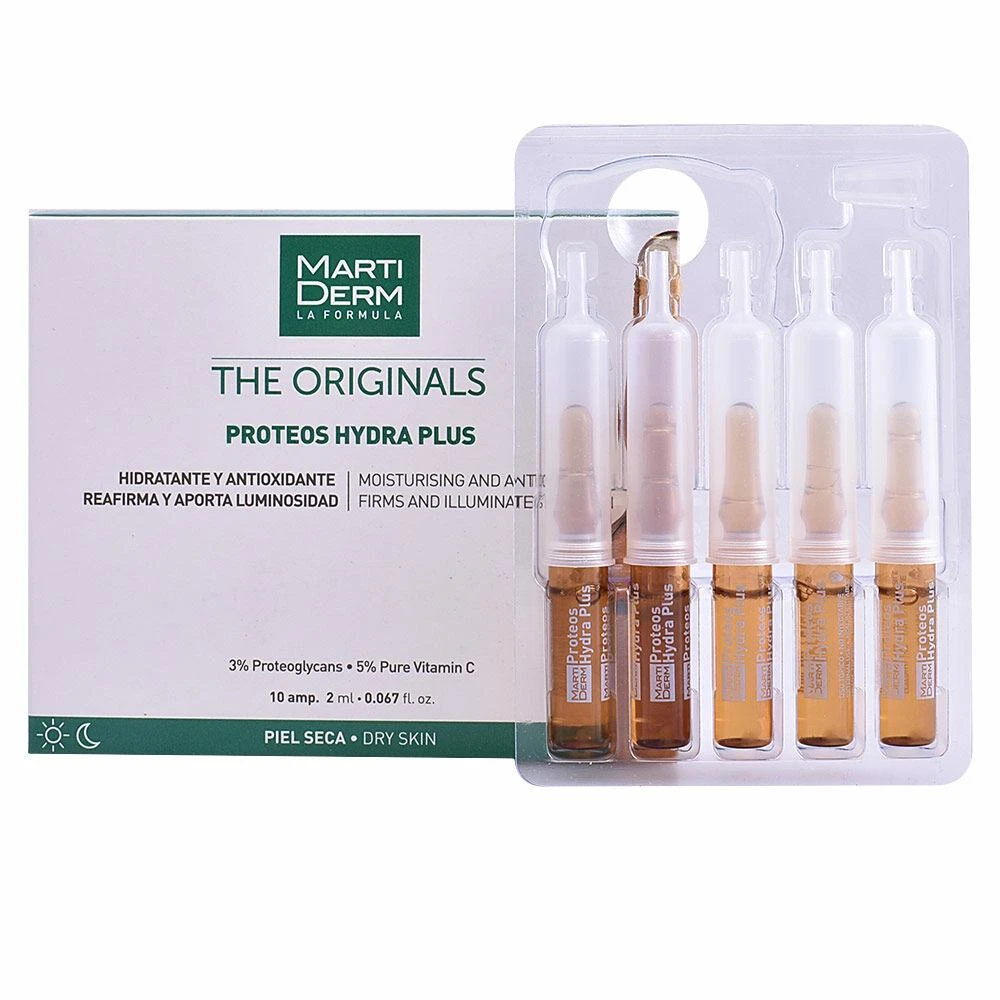 Martiderm The Originals Protoes Hydra Plus drėkinamasis serumas ampulės su vitaminu C ir proteoglikanais 10x2 ml