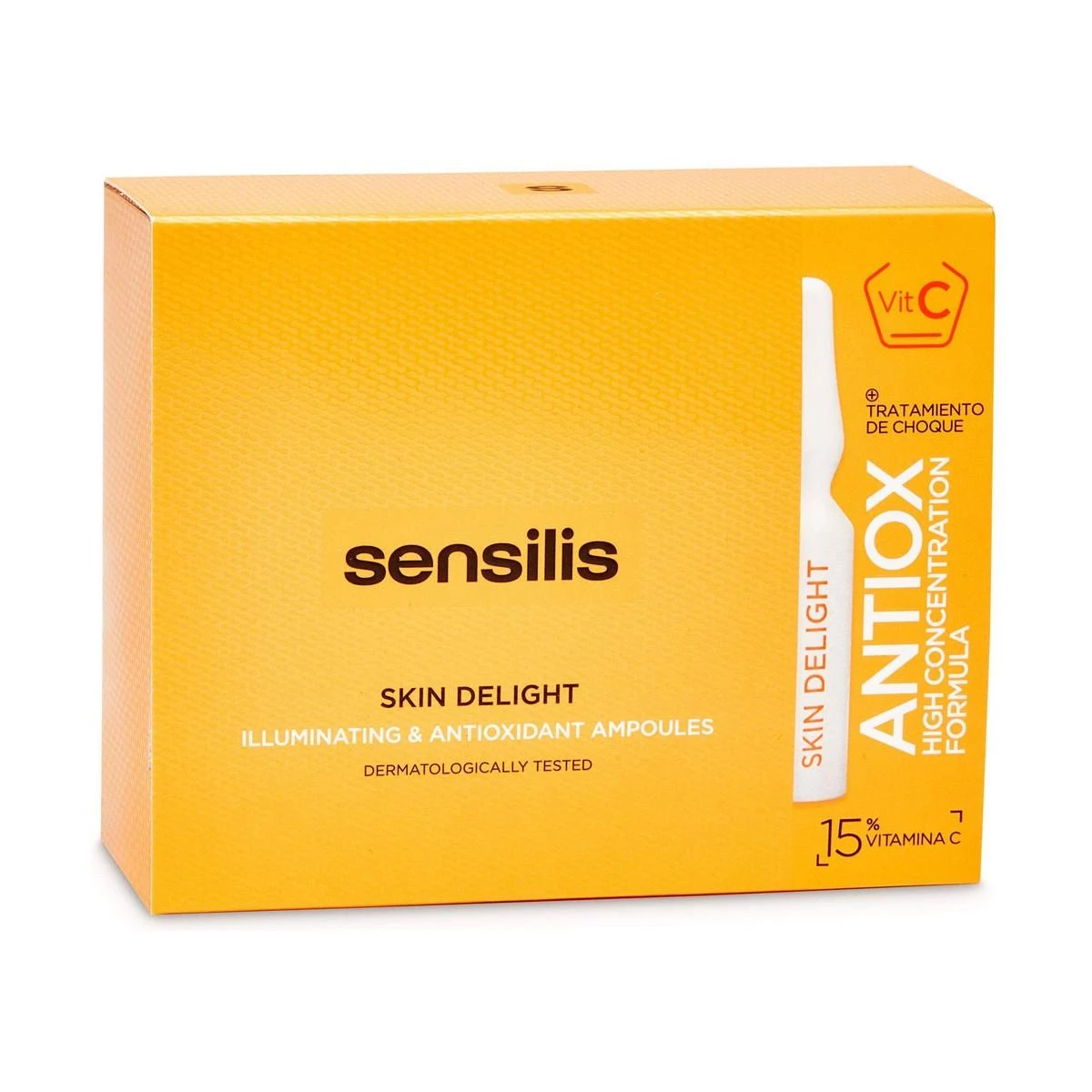 "Sensilis Skin Delight Illuminating - Antioxidant" 15 ampulių
