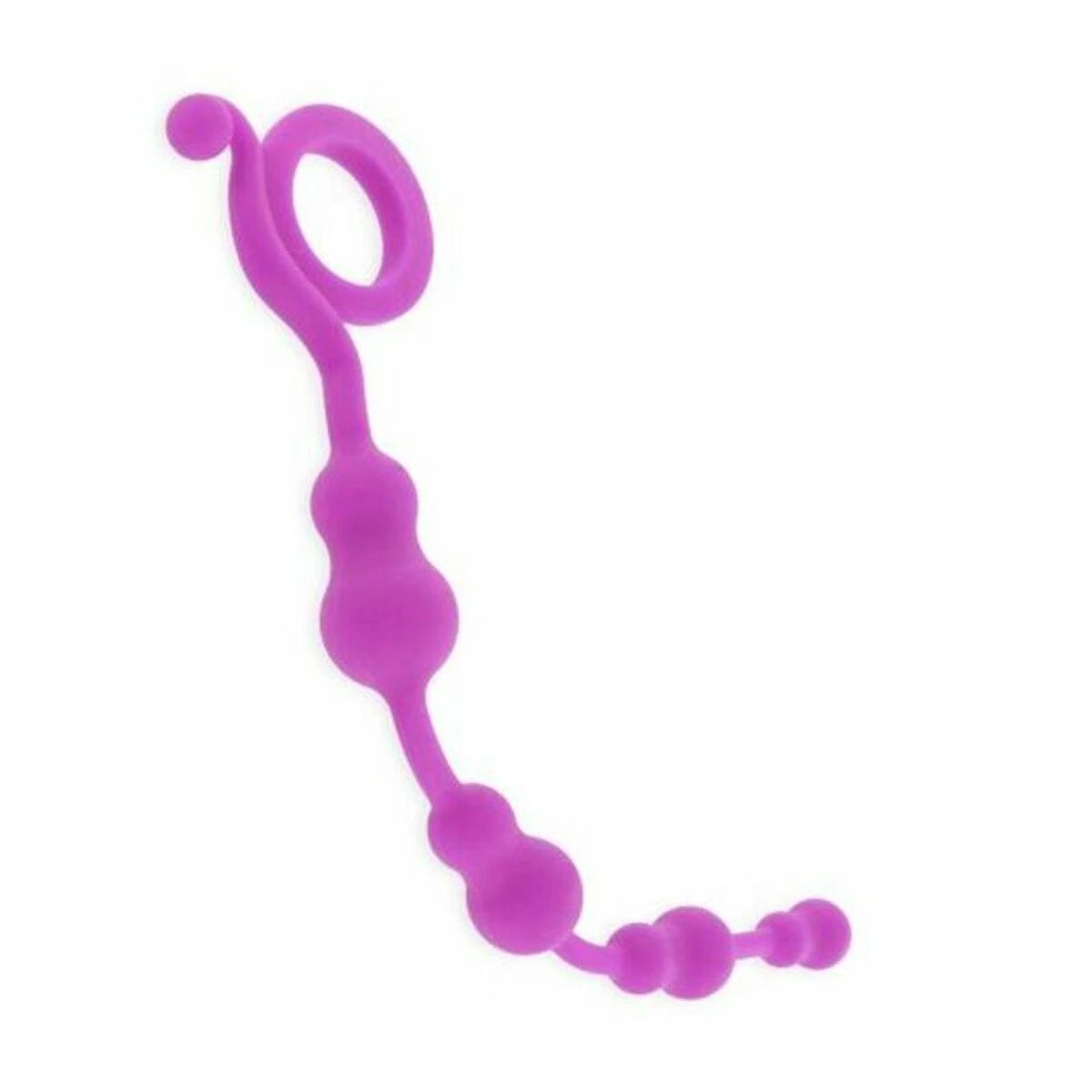FeelzToys Cogilia violetiniai silikoniniai analiniai karoliukai