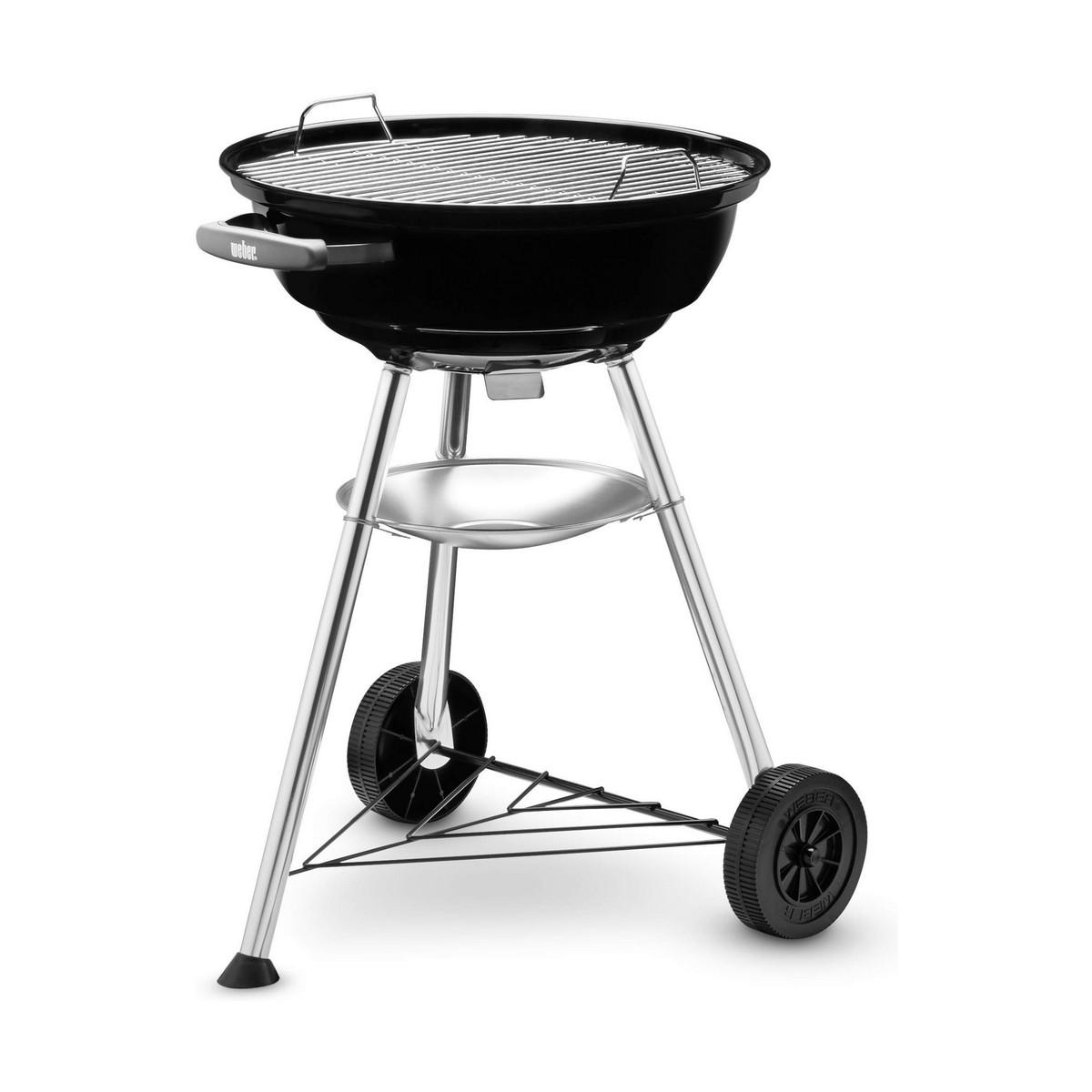 Weber Charcoal Grilis Compact Virdulys 47 cm juodas Juodas (1221004)