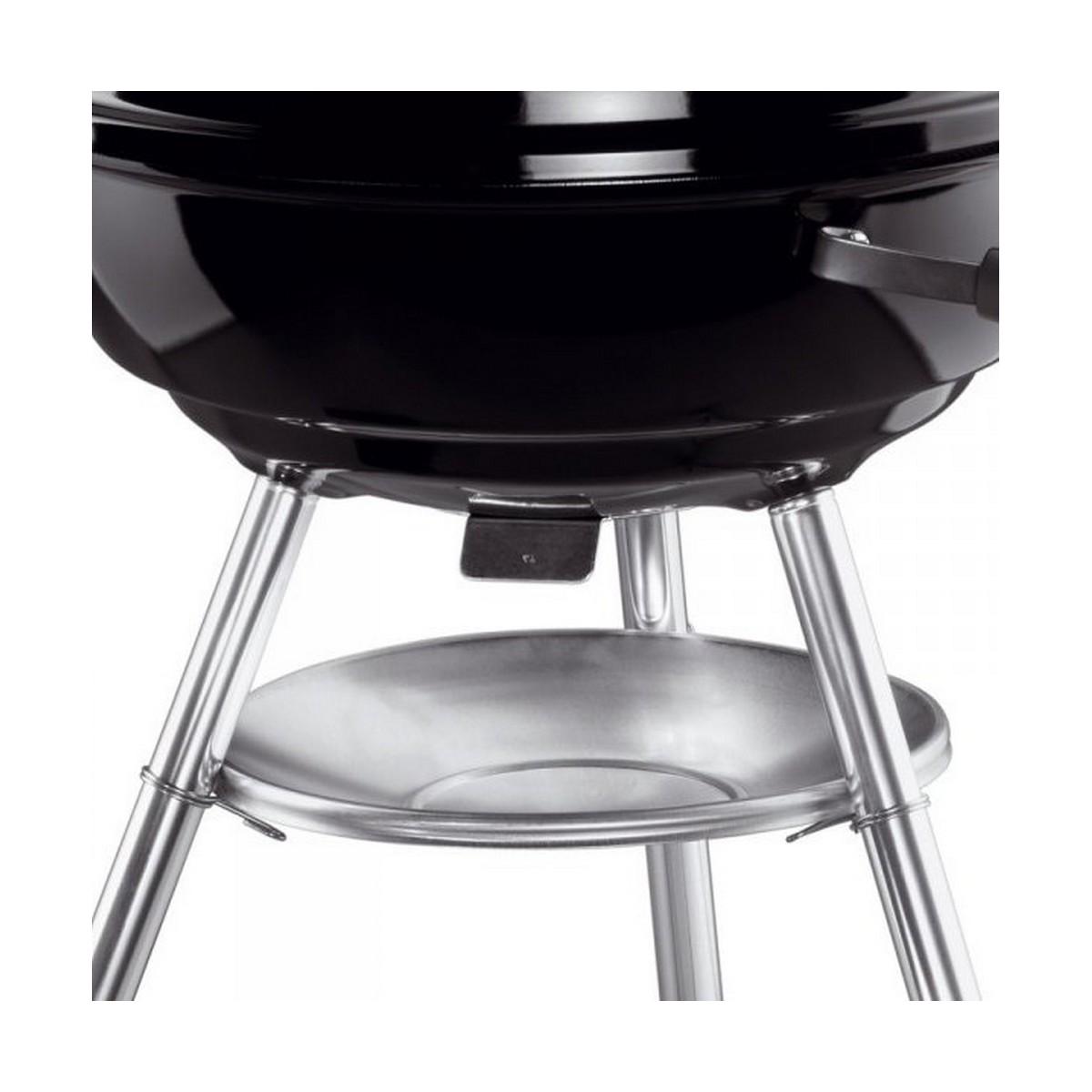 Weber Charcoal Grilis Compact Virdulys 47 cm juodas Juodas (1221004)