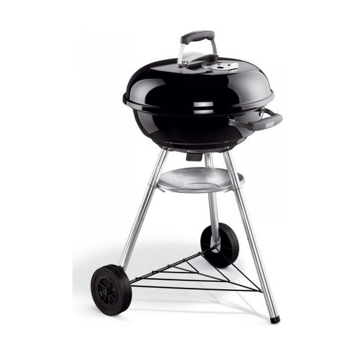 Weber Charcoal Grilis Compact Virdulys 47 cm juodas Juodas (1221004)