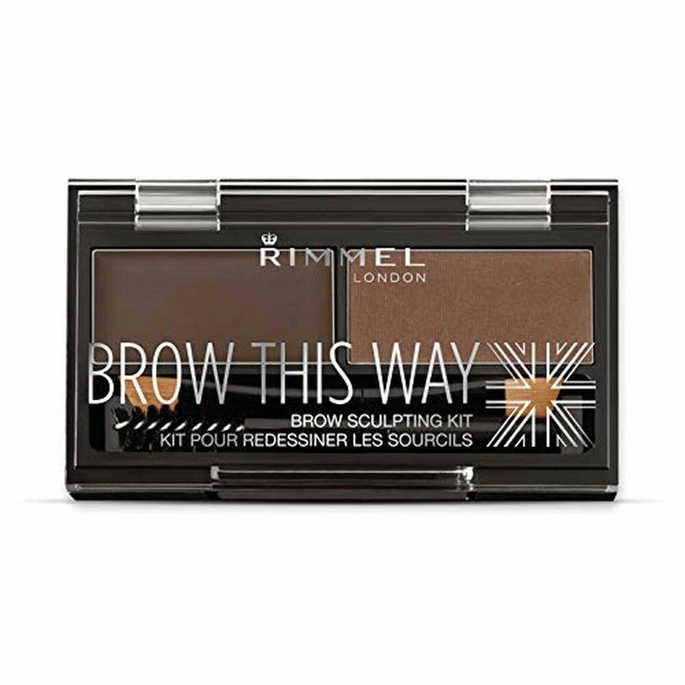 Rimmel London "Rimmel Brow This Way" antakių formavimo rinkinys 003 Dark Brown