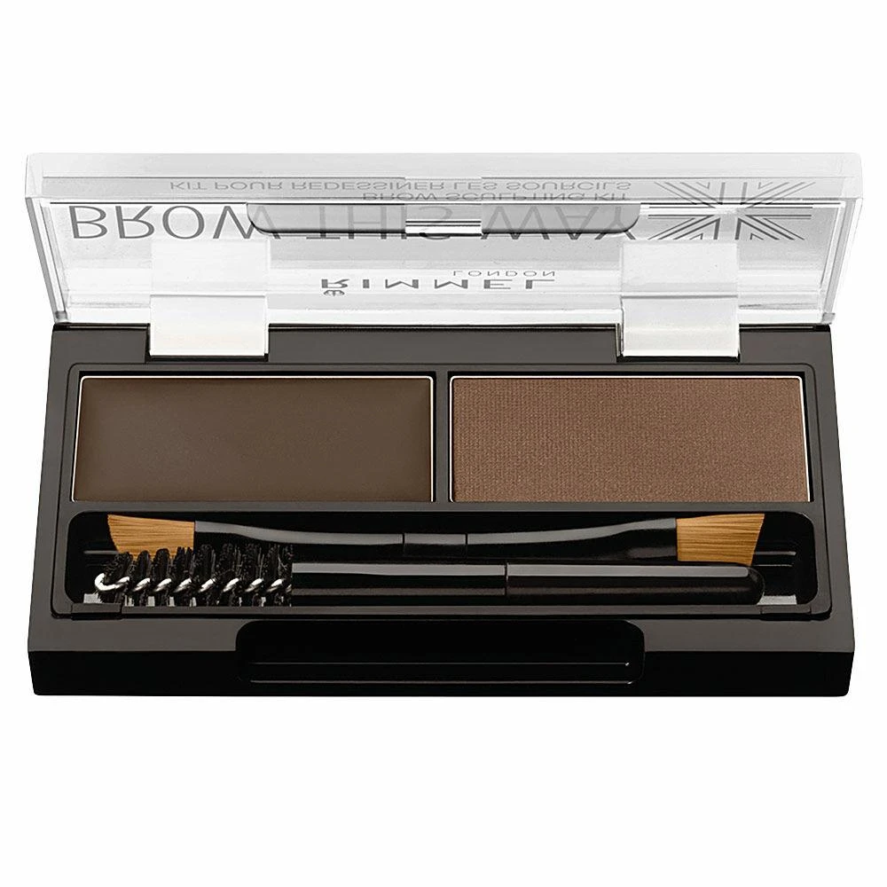 Rimmel London "Rimmel Brow This Way" antakių formavimo rinkinys 003 Dark Brown
