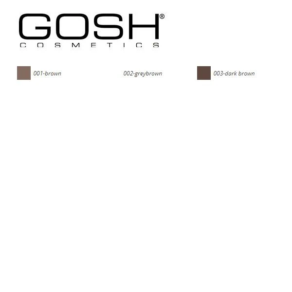 "Gosh" antakių formavimo priemonė 002 Greybrown