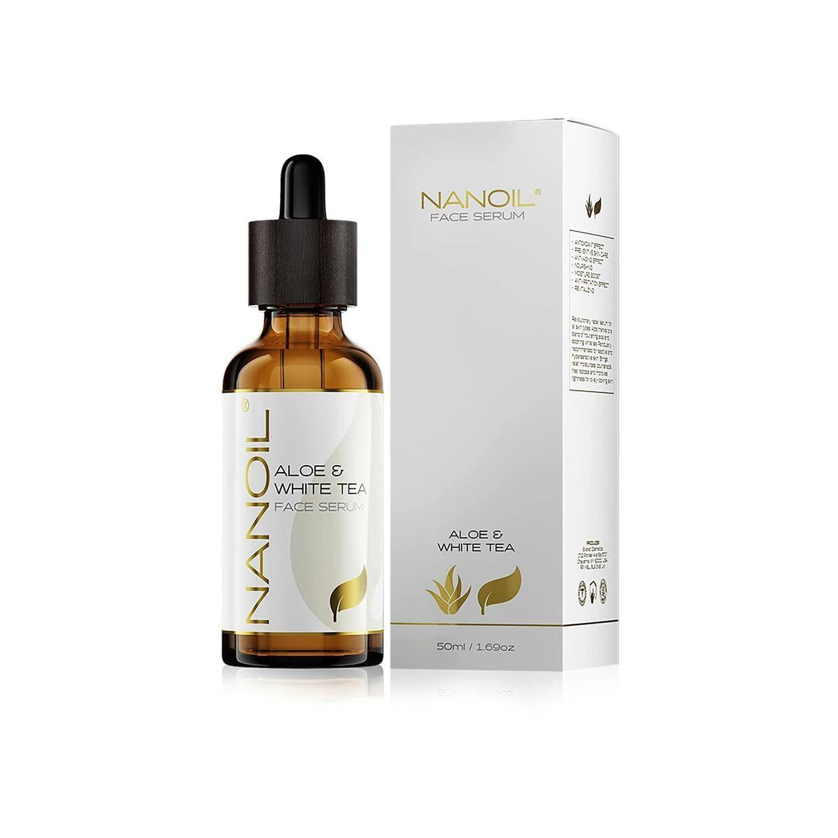Nanoil "Nanolash" veido serumas su alaviju ir baltąja arbata 50ml