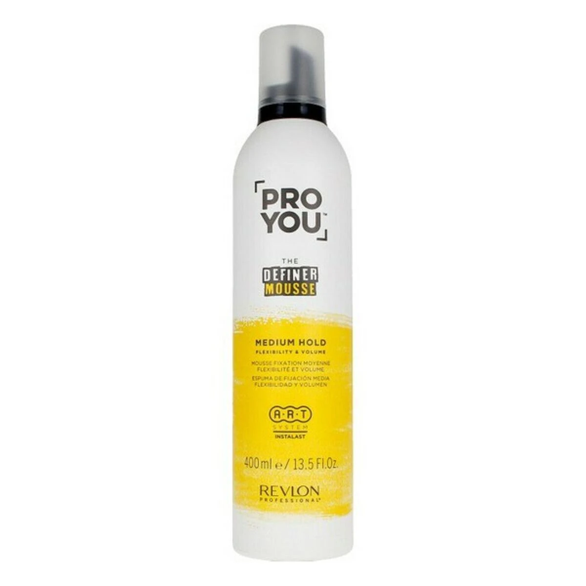 "Revlon Proyou The Definer Mousse Medium Hold" vidutinės fiksacijos plaukų putos 400ml