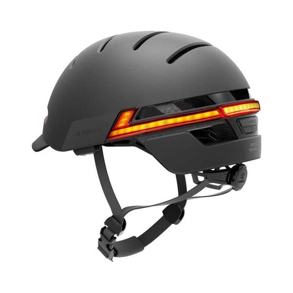 Livall Kask miejski Bluetooth 54-58cm LED/SOS/Intercom juoda