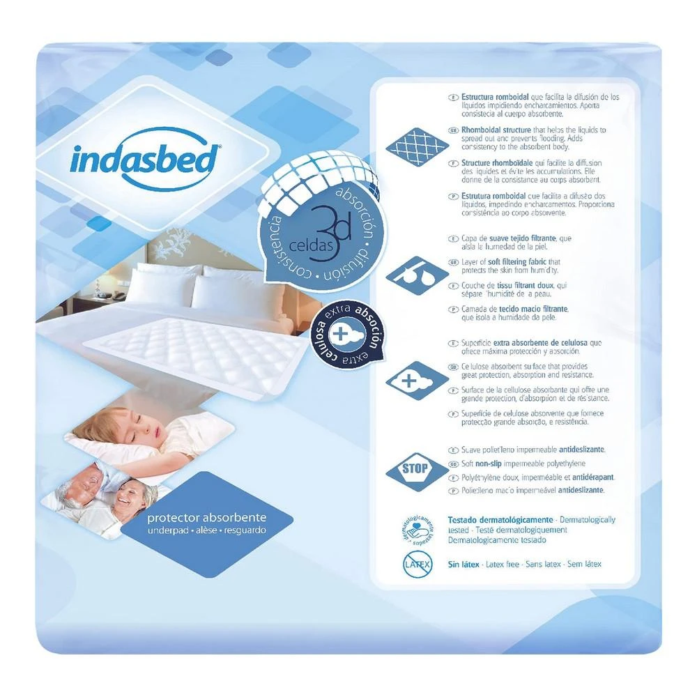 Indasec Indasbed absorbcinė apsauga 20 vienetų