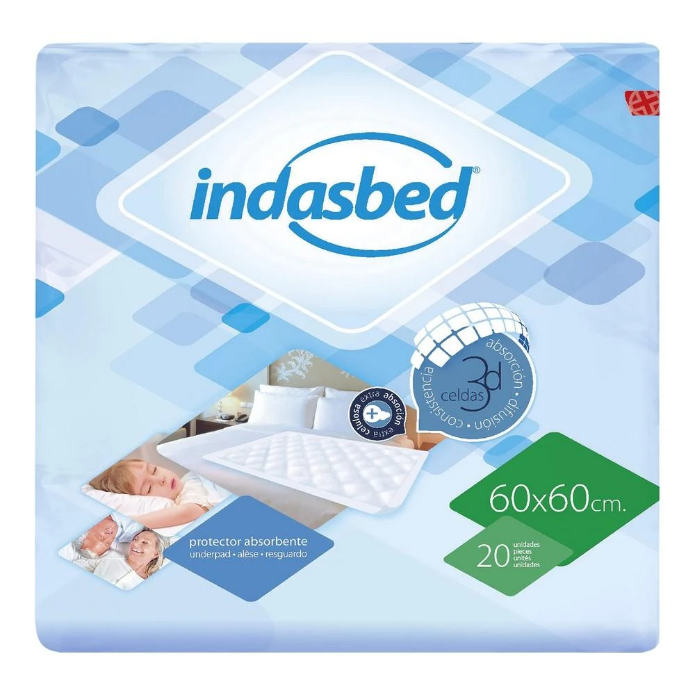 Indasec Indasbed absorbcinė apsauga 20 vienetų
