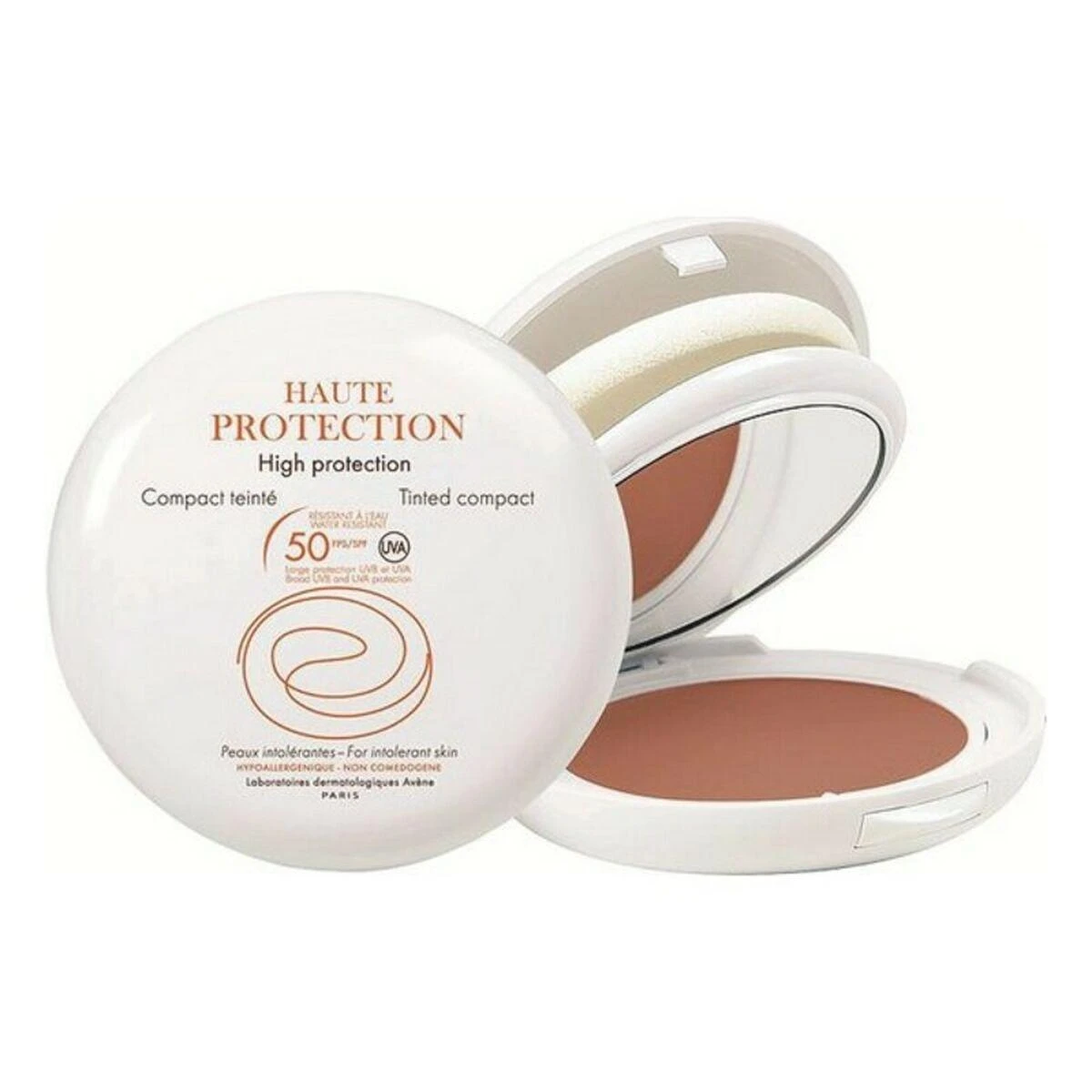 "Avene" tamsintas kompaktinis auksinis Spf50 10g