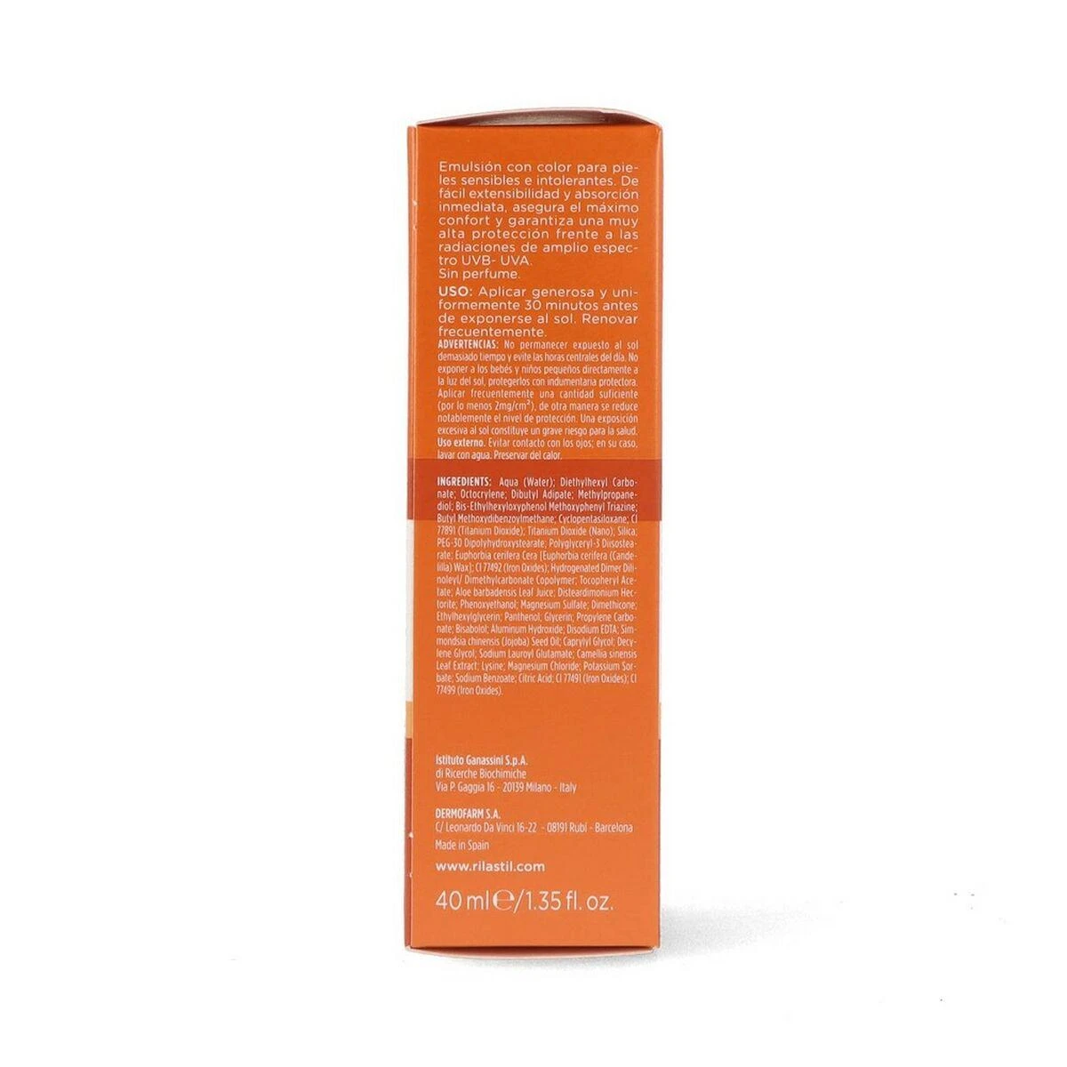 "Rilastil Sun System" spalvotoji emulsija Spf50+ 40ml