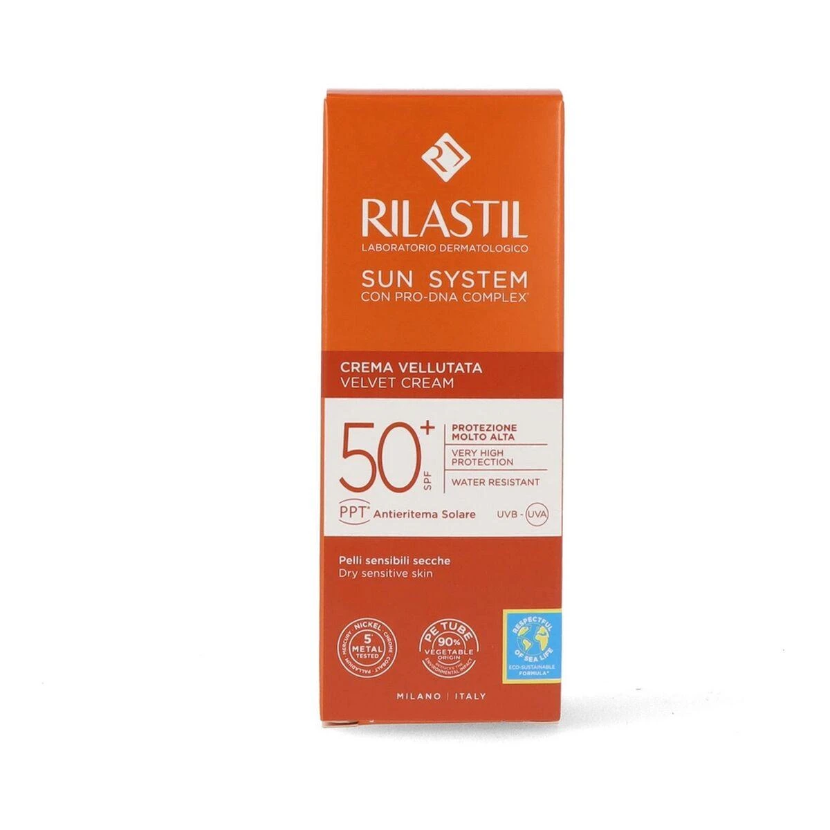 Apsauginis kremas nuo saulės Rilastil Sun System Velvet Kreminis Spf50+ 50ml
