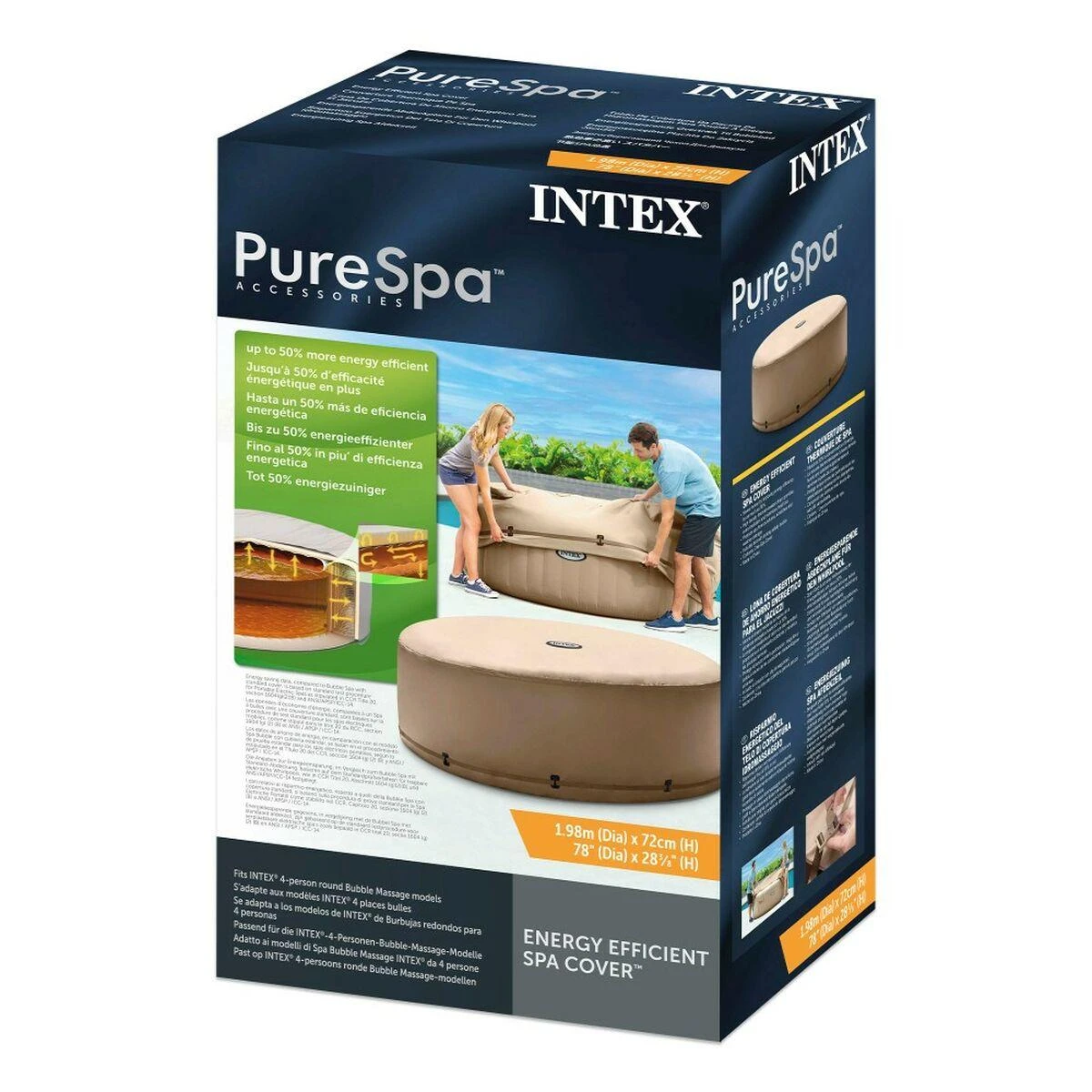 Intex Energiją tausojantis spa uždangalas, 28523