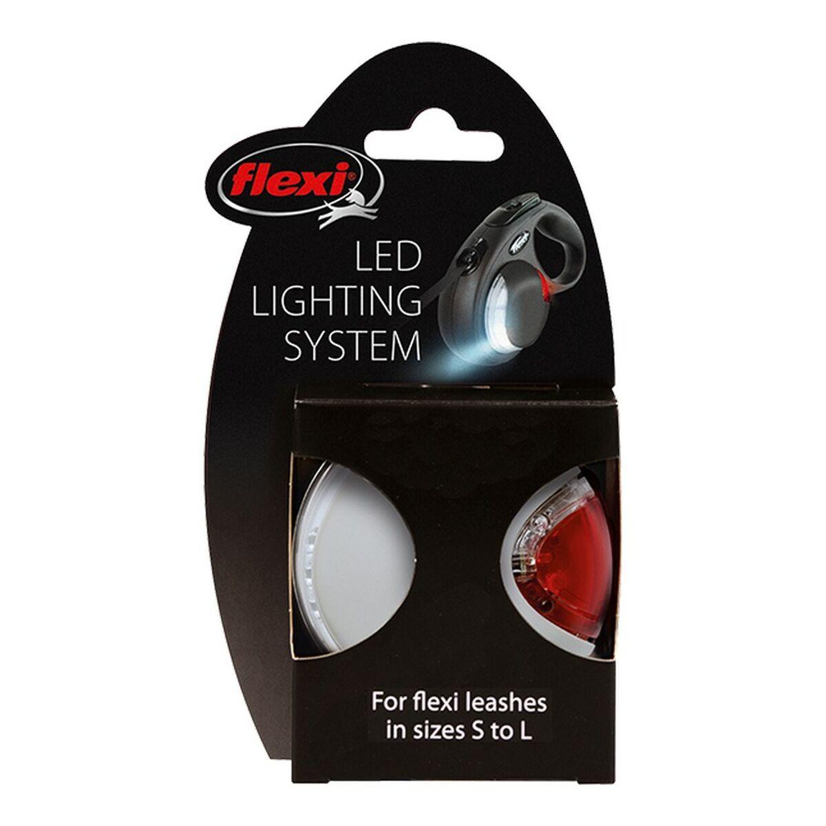 Flexi LED apšvietimas System žibintuvėlis prie pavadėlio, šviesiai pilkos spalvos