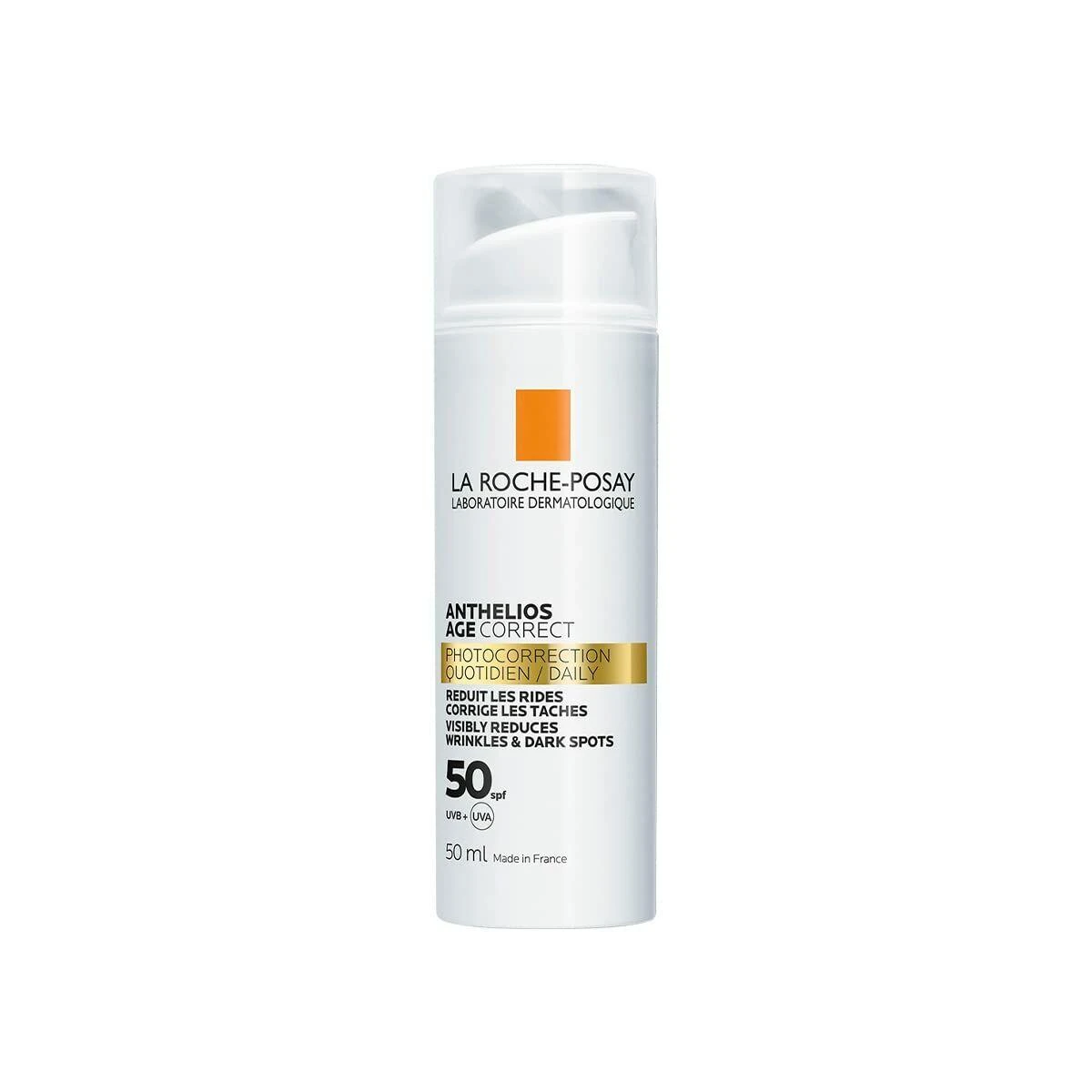 La Roche-Posay Anthelios Age Correct Daily Care SPF 50 kremas nuo saulės, 50 ml