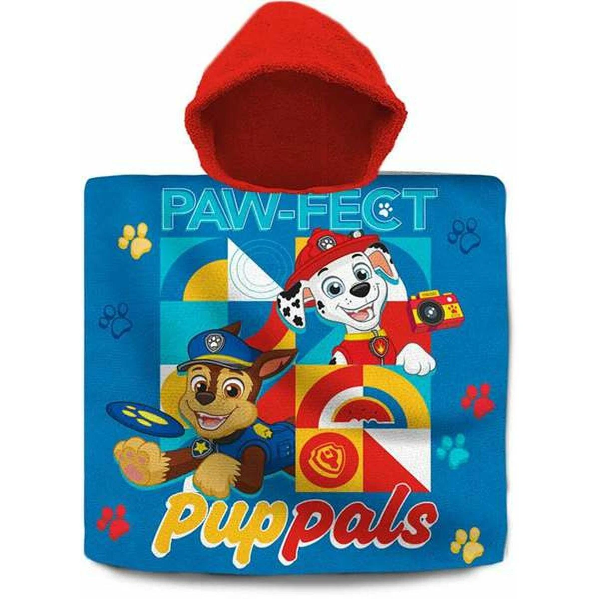 Rankšluostis Paw Patrol pončas