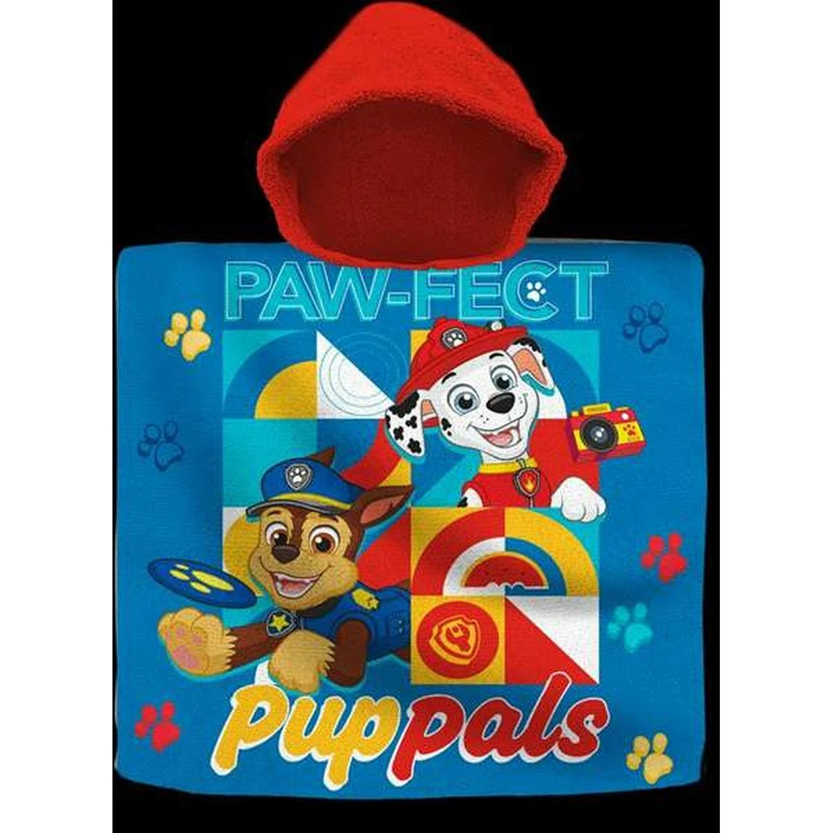 Rankšluostis Paw Patrol pončas