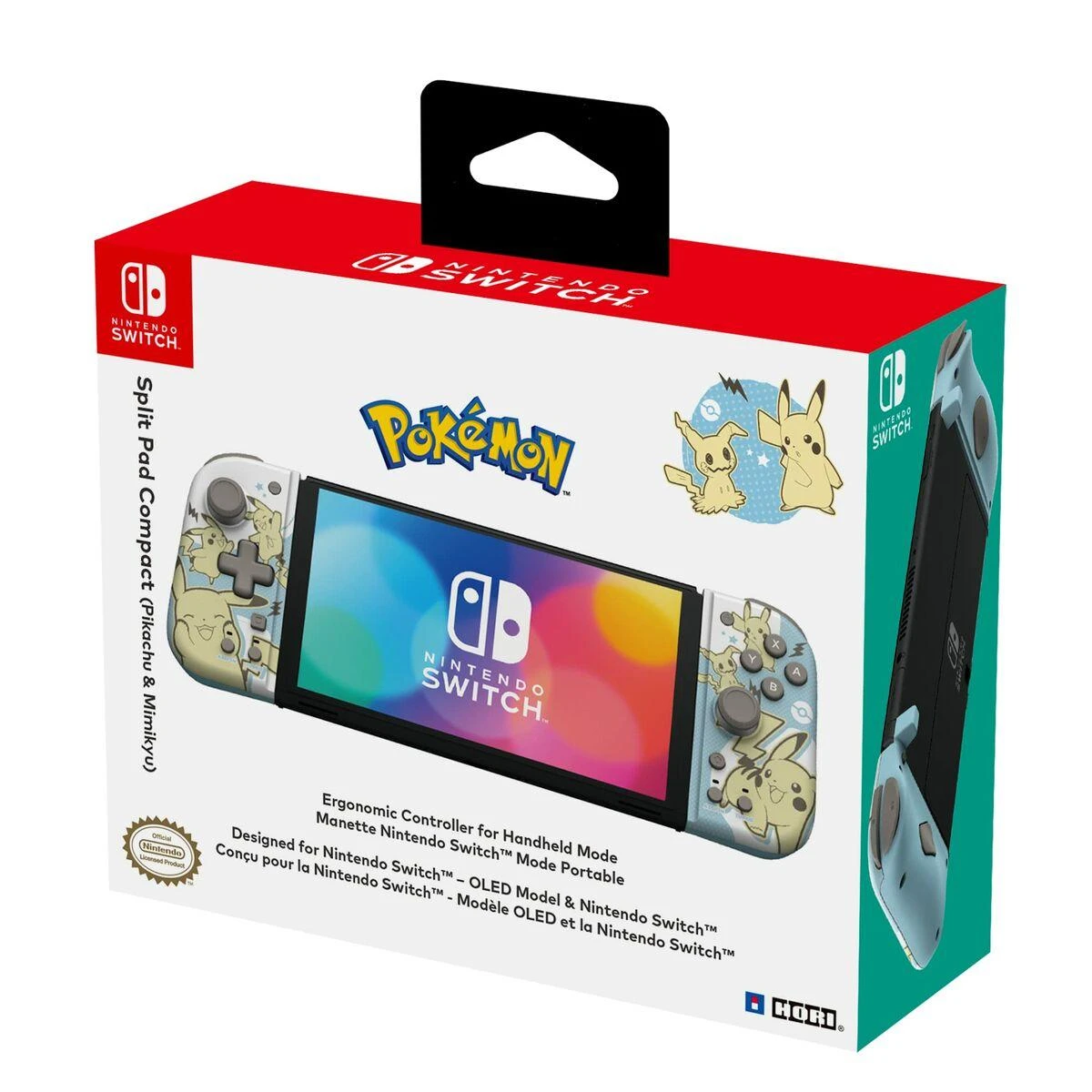 „HORI Nintendo Switch Split Pad Compact“ („Pikachu“)
