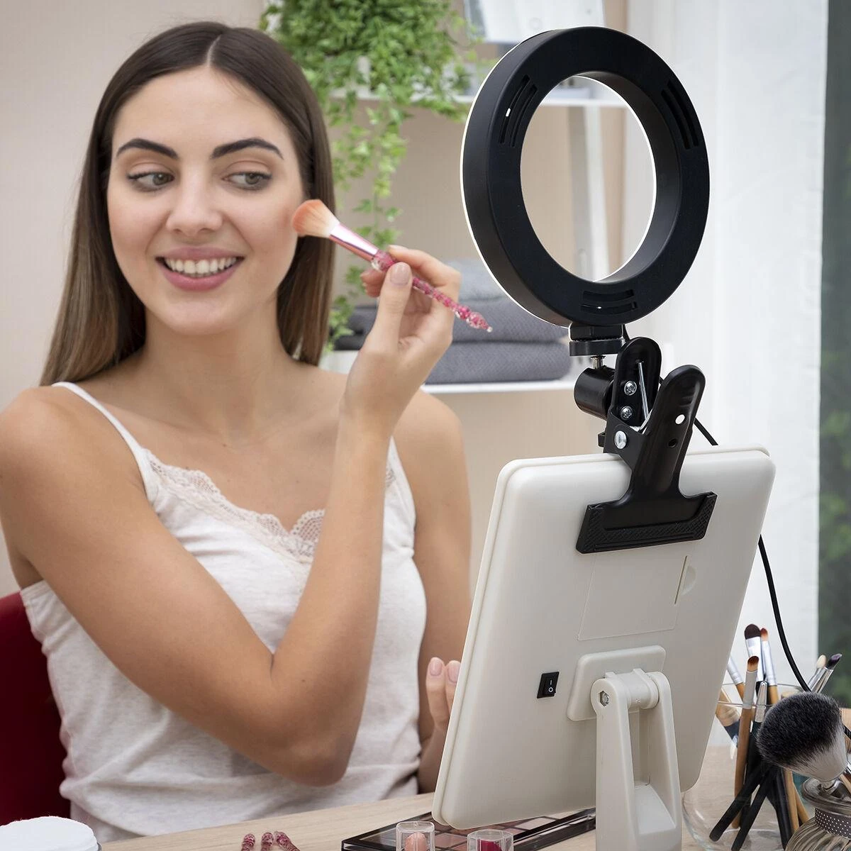 Asmenukių žiedas su laikymo spaustuku Lumahoop InnovaGoods