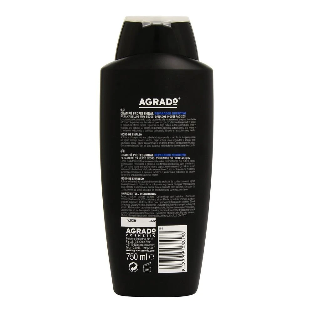 "Agrado" maitinamasis atkuriamasis šampūnas 750ml