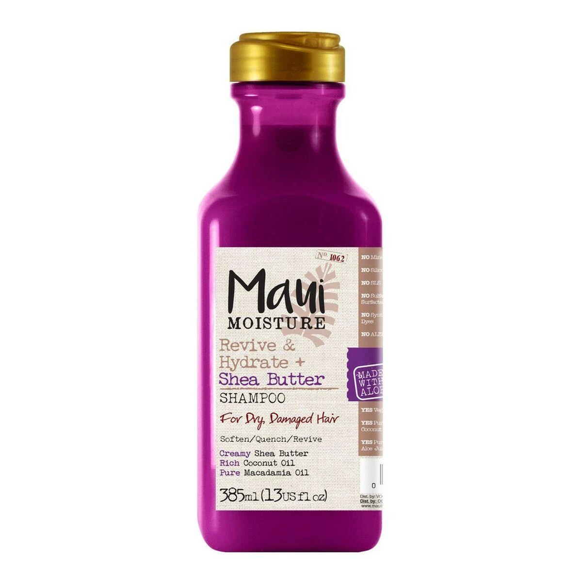 Maui Moisture Maui Sviestmedžių aliejumi Revive sausų plaukų šampūnas 385ml